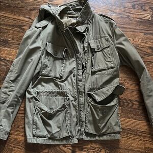 J. Crew Men's Olive Green Utility Jacket